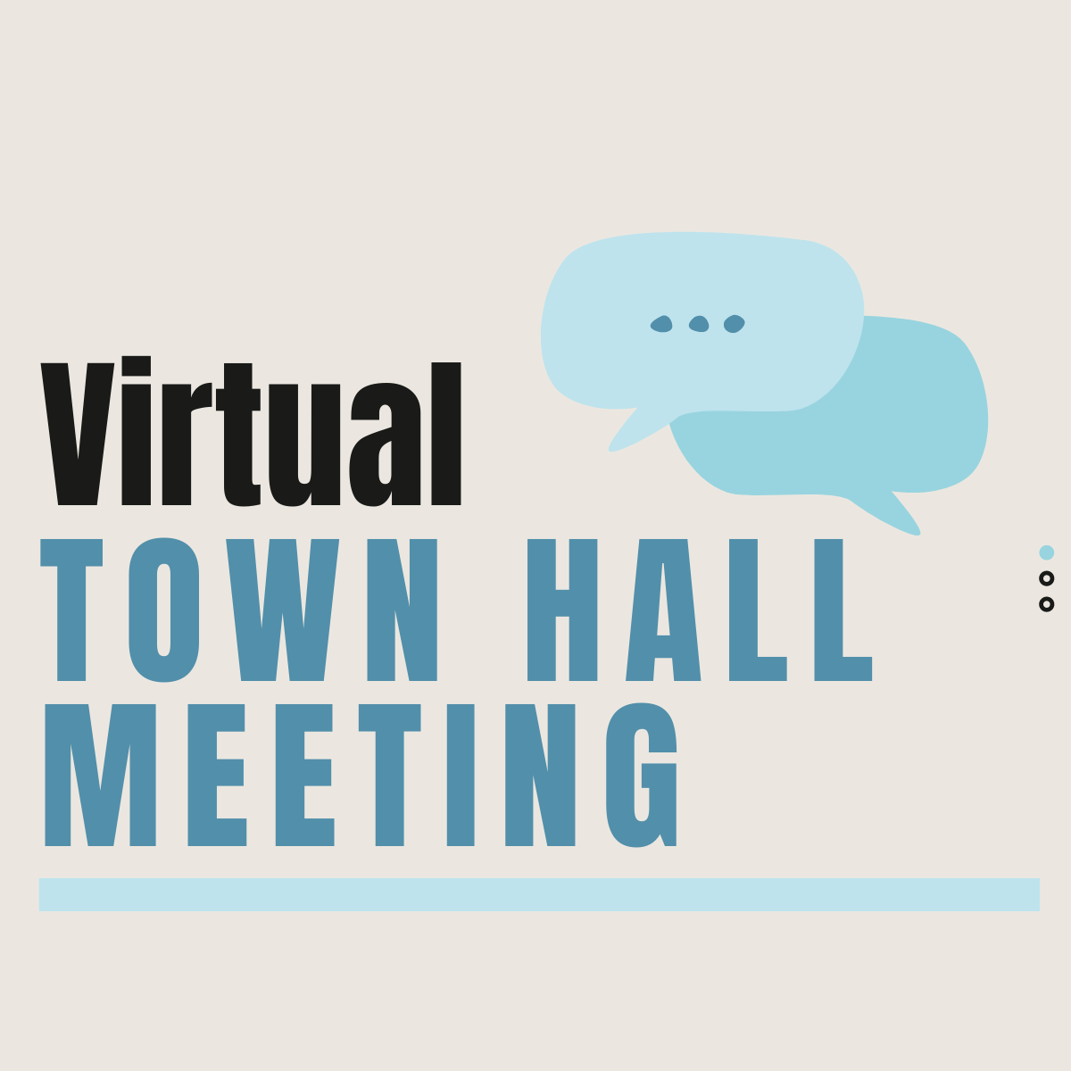 Virtual Town Hall Mtg